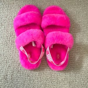 Hot pink Ugg slippers